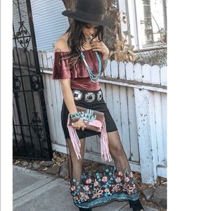 Crazy train daisy skirt